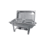 RECHAUD INOX 2 CUBAS 1/2 TAMPA FIXA 9L