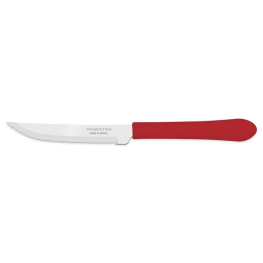 Faca para Churrasco Inox Leme Vermelho